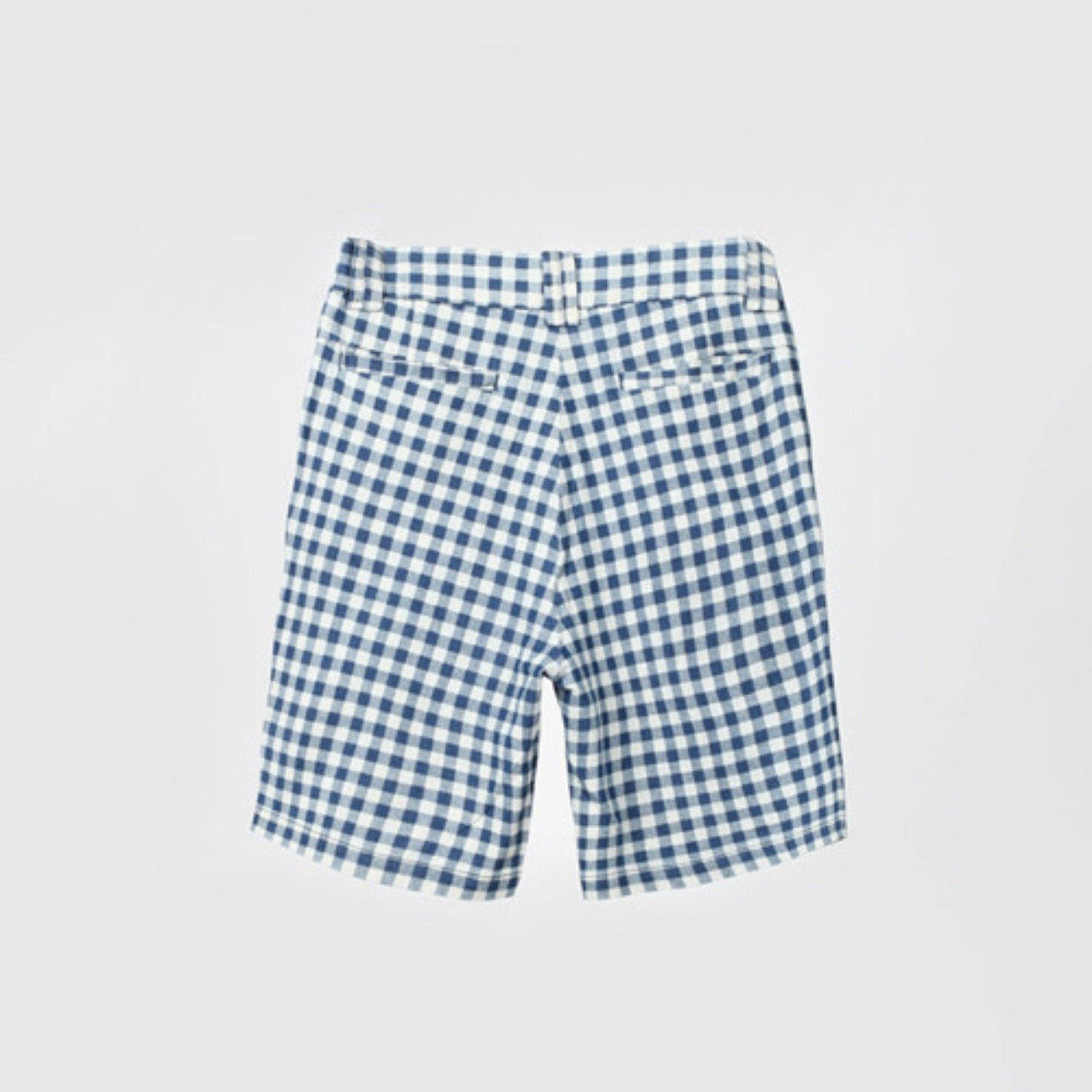 KRAVITZ (クラヴィッツ) | 8GUYS ギンガムチェック柄ショートパンツ〈Blue〉 - Sopwith camel