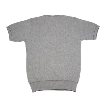 gicipi(ジチピ) | Giro Collo MM 2006P イタリア製 コットン ニット クルーネック Tシャツ〈Nat/Nero(グレー)〉 - Sopwith camel