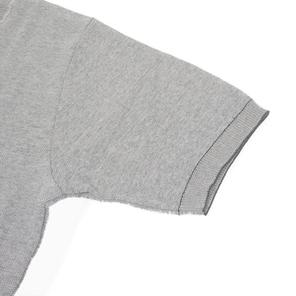 gicipi(ジチピ) | Giro Collo MM 2006P イタリア製 コットン ニット クルーネック Tシャツ〈Nat/Nero(グレー)〉 - Sopwith camel