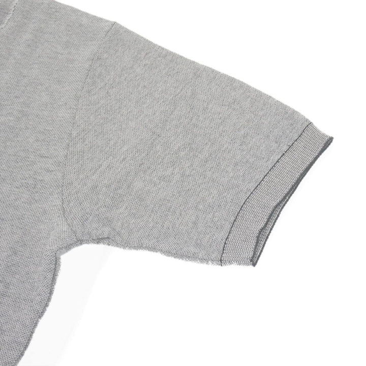 gicipi(ジチピ) | Giro Collo MM 2006P イタリア製 コットン ニット クルーネック Tシャツ〈Nat/Nero(グレー)〉 - Sopwith camel