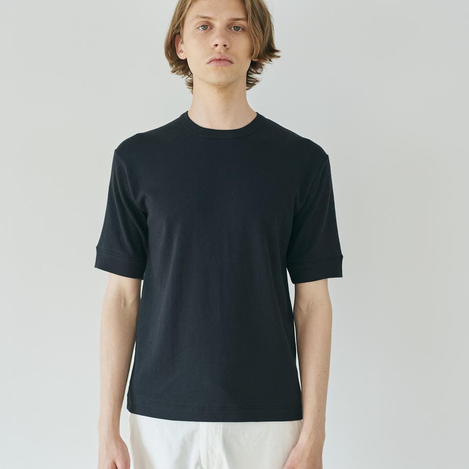 gicipi (ジチピ) | SALMONE [2201P] イタリア製 柔らかなフライス編みのクルーネックベーシックTシャツ - Sopwith camel