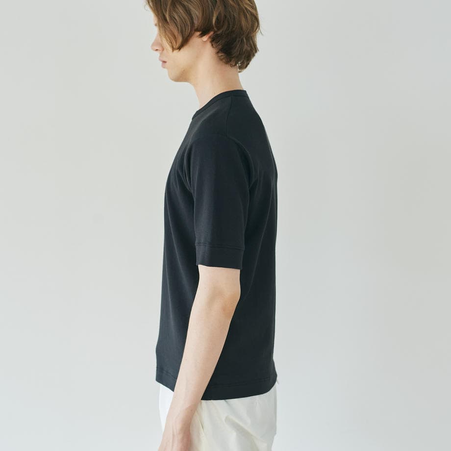 gicipi (ジチピ) | SALMONE [2201P] イタリア製 柔らかなフライス編みのクルーネックベーシックTシャツ - Sopwith camel