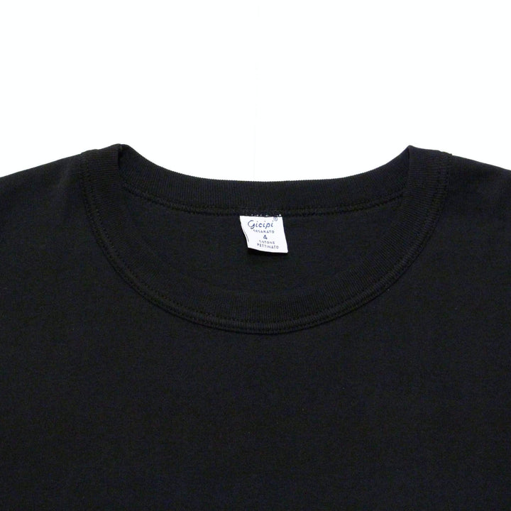 gicipi(ジチピ) | Giro Collo ML 2003P イタリア製 コットン クルーネック 長袖Tシャツ〈Nero(ブラック)〉 - Sopwith camel