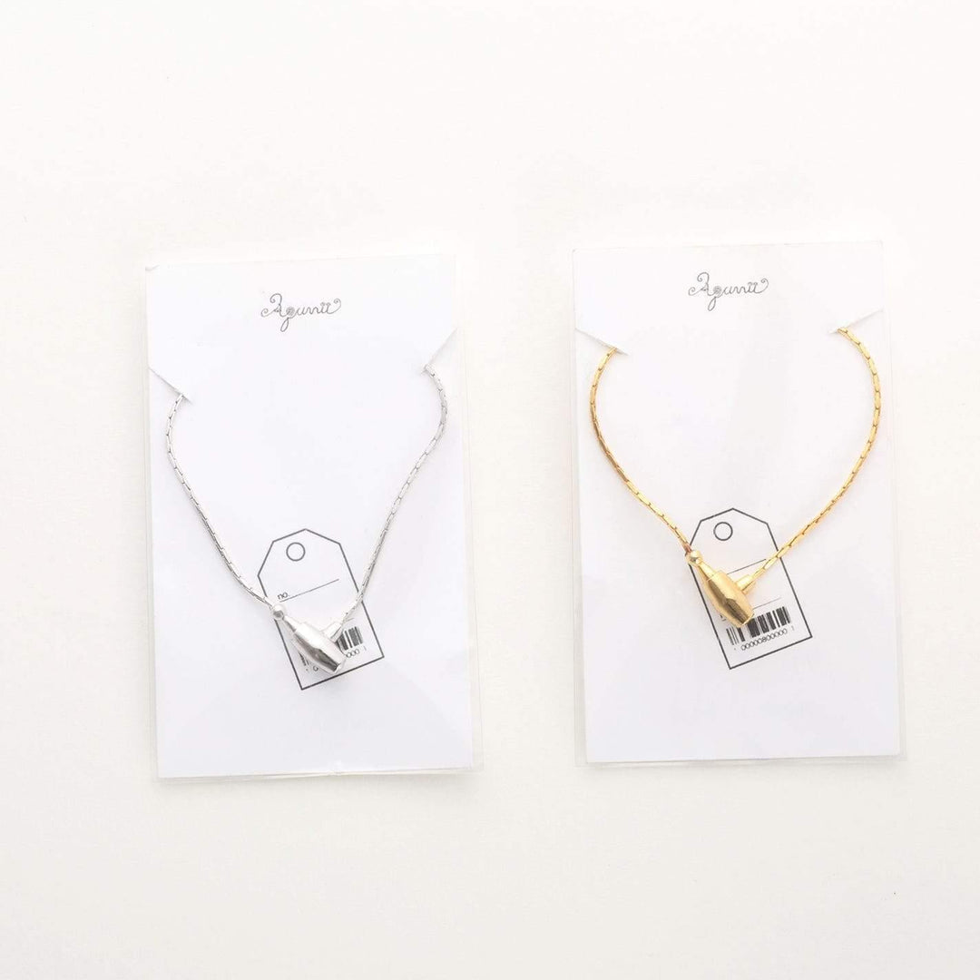 Aquvii(アクビ) | 商品タグをつけるエノキ(タグロック)がモチーフのネックレス Taglock necklace - Sopwith camel